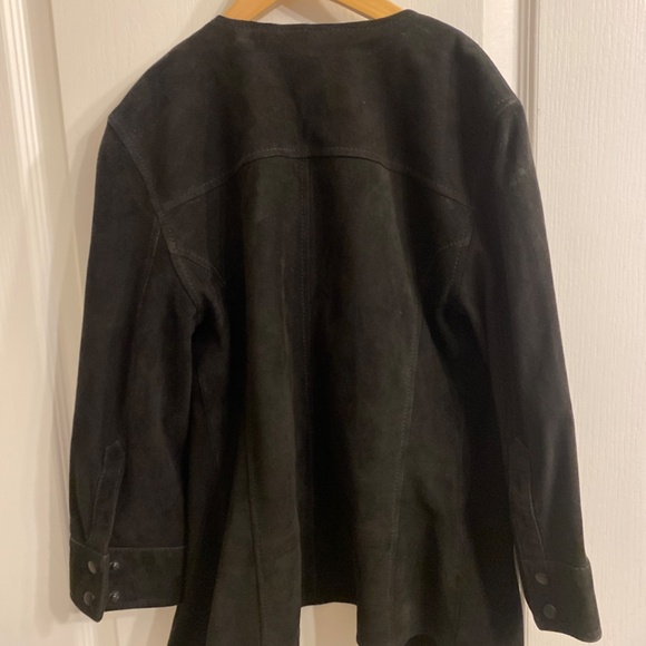 Allsaints Perine Leather Shirt - Picture 3 of 5